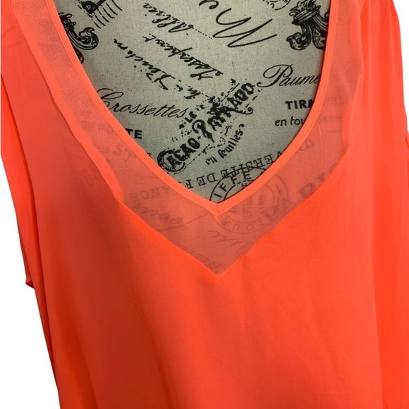 Torrid Top fluorescent orange Blouse or use as bathing suit cover-up women’s 5X - Picture 2 of 12